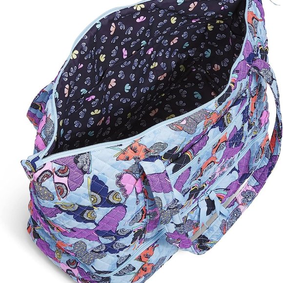 Vera Bradley * Women's Cotton Deluxe Tote Travel Bag- Butterfly By *NWT* - Picture 3 of 4